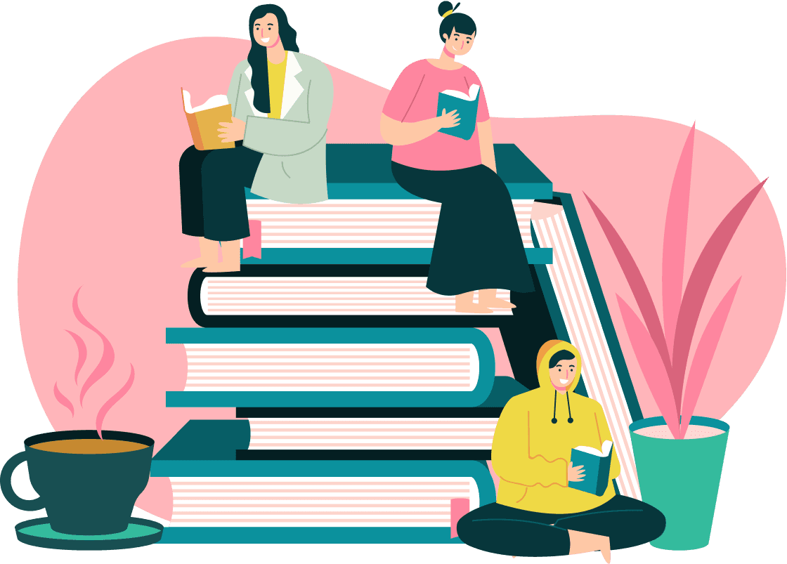 Newsletter subscription illustration with mail and travel-related icons