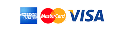 We accept American Express, MasterCard, and VISA